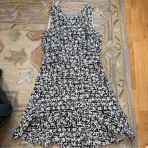 Banana Republic Black and White Mini Dress